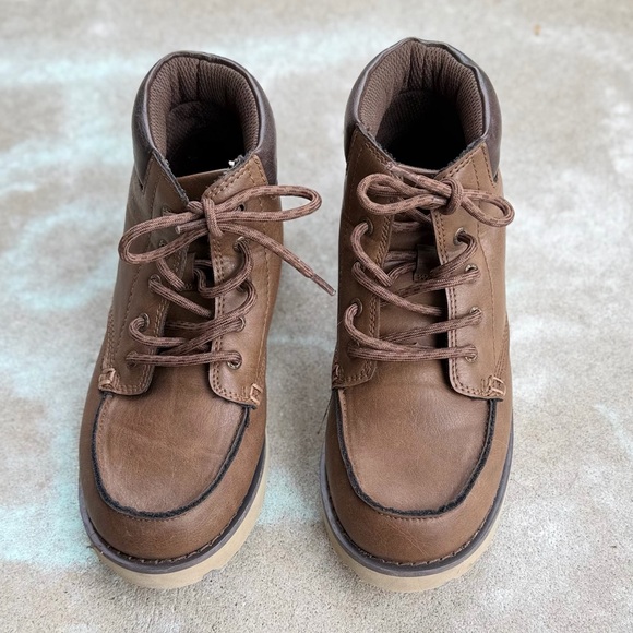 Skechers Brown Boys 3Y Ankle Boot - Picture 1 of 6